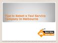 Taxi Melbourne | taxi service melbourne