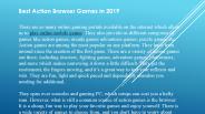 Best Action Browser Games for 2019