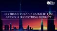 10 Things to do in Dubai If You are on a Shoestring Budget PowerPoint PPT Presentation