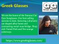 Greek Glasses PowerPoint PPT Presentation