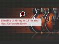 Benefits of Hiring A DJ for Your Next Corporate Event PowerPoint PPT Presentation