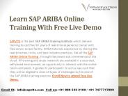 SAP Ariba Training PPT