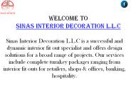 Fit Out Companies In Dubai