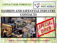 FASHION AND LIFESTYLE INDUSTRY CONTACTS
