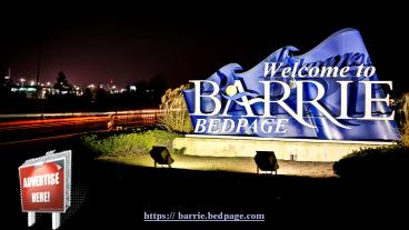 One Click Destination Barrie Bedpage!