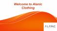 Welcome to Alanic Clothing