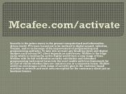 McAfee.com/Activate-Activate McAfee Antivirus