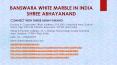 BANSWARA WHITE MARBLE IN INDIA SHREE ABHAYANAND PowerPoint PPT Presentation