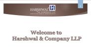 Non Profit Organizations Services - Harshwal & Company LLP