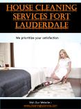 House Cleaning Services Fort Lauderdale PowerPoint PPT Presentation
