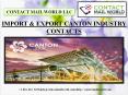 IMPORT & EXPORT CANTON INDUSTRY CONTACTS PowerPoint PPT Presentation