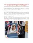 How Do You Choose the Perfect Wedding Venue in the United States of America? - WCWV PowerPoint PPT Presentation