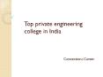 Top private engineering colleges in India (1) PowerPoint PPT Presentation