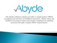 HIPAA Security Rule-Abyde.com