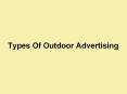 Types Of Outdoor Advertising PowerPoint PPT Presentation