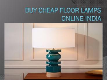 buy cheap floor lamps online india