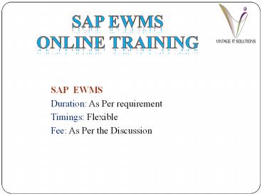 warehouse management system PPT