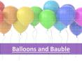 Balloons and Bauble PowerPoint PPT Presentation