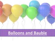 Balloons and Bauble