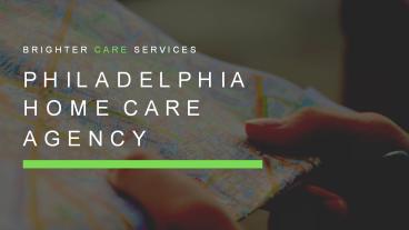 Philadelphia - Home Care Agency For Senior