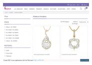 Platinum pendant
