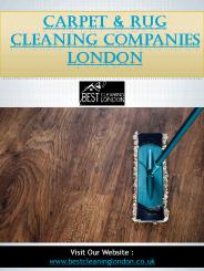 Carpet & Rug Cleaning Companies London