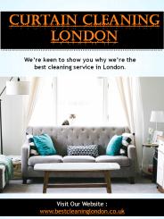 Curtain Cleaning London