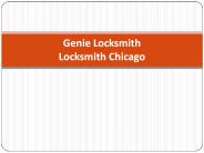 Locksmith Chicago - Genie Locksmith
