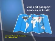 Visa and passport services in Austin