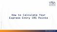 How to Calculate Your Express Entry CRS Points PowerPoint PPT Presentation