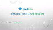 Entry-level Job Tips for Web Developers