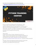 Python Training Internship in Delhi, India