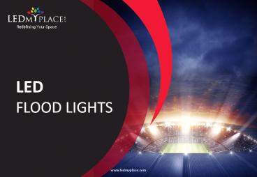 Can LED Flood Lights be Used in Lawns?