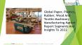 Paper, Plastics, Rubber, Wood And Textile Machinery Manufacturing Global Market Report 2019 PowerPoint PPT Presentation