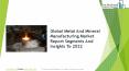 Metal And Mineral Manufacturing Global Market Report 2019 PowerPoint PPT Presentation
