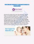Visit the best Infertility Specialist In Malviya Nagar Jaipur | Ghiya Hospital PowerPoint PPT Presentation