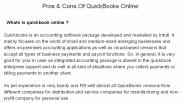 Pros & Cons Of QuickBooks Online