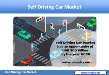 Self Driving Car Market has an opportunity of USD 300 Billion by the year 2030