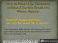 How to Reset AOL Password without Alternate Email and Phone Number (1) PowerPoint PPT Presentation