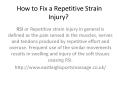 How to Fix a Repetitive Strain Injury? PowerPoint PPT Presentation
