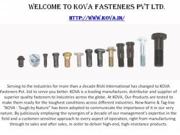 Fastener Manufacturer Website