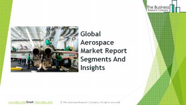 Aerospace Global Market Report 2019