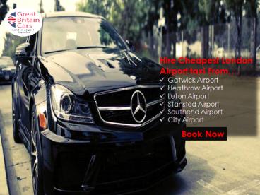Taxi Southend Airport Transfer Service