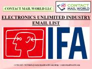 ELECTRONICS UNLIMITED INDUSTRY EMAIL LIST