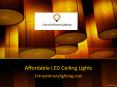 Affordable LED Ceiling Lights - Extraordinarylighting.com PowerPoint PPT Presentation
