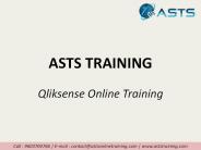 Qliksense Online Training-ASTS Training