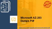 Microsoft AZ-203 Dumps Pdf ~ Best Study Material Ever