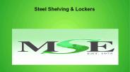 Steel Shelving & Lockers