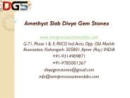 Amethyst Slab Divya Gem Stonex