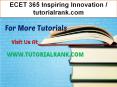 ECET 365 Inspiring Innovation--tutorialrank.com PowerPoint PPT Presentation